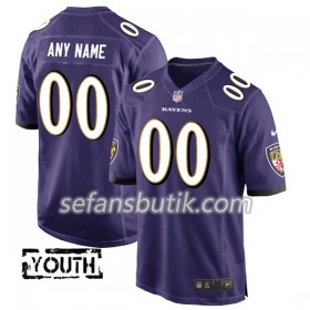 Baltimore Ravens Tröjor Custom Lila - Barn